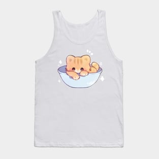 Kitty in a Bowl Tank Top